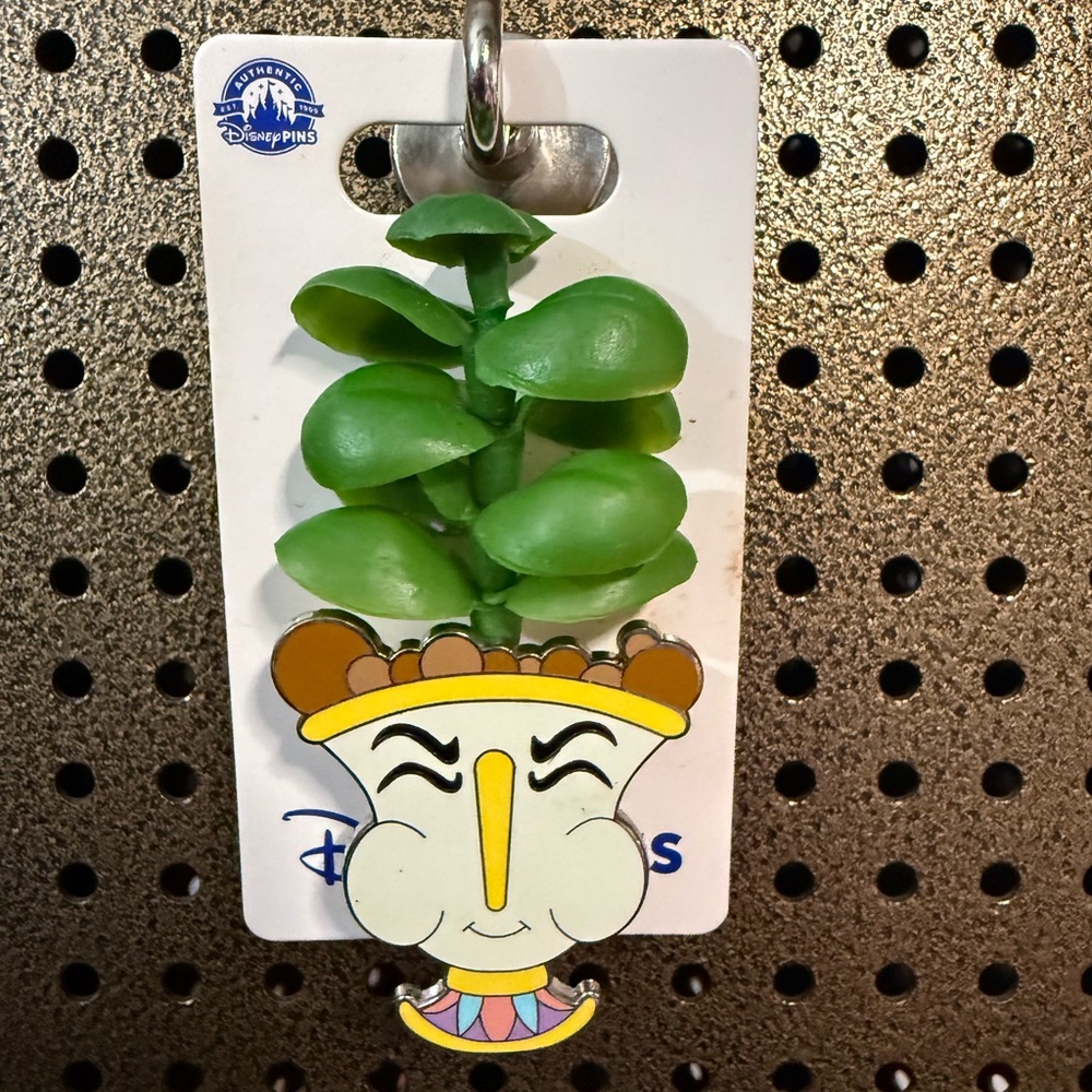 Disney Parks Succulent Series - Beauty and the Beast Chip Pin New